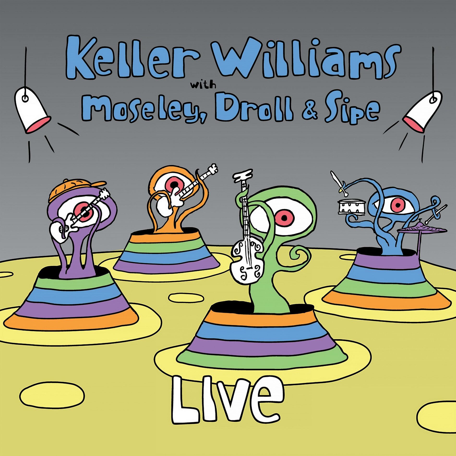 Album cover of LIVE with Moseley, Droll & Sipe
