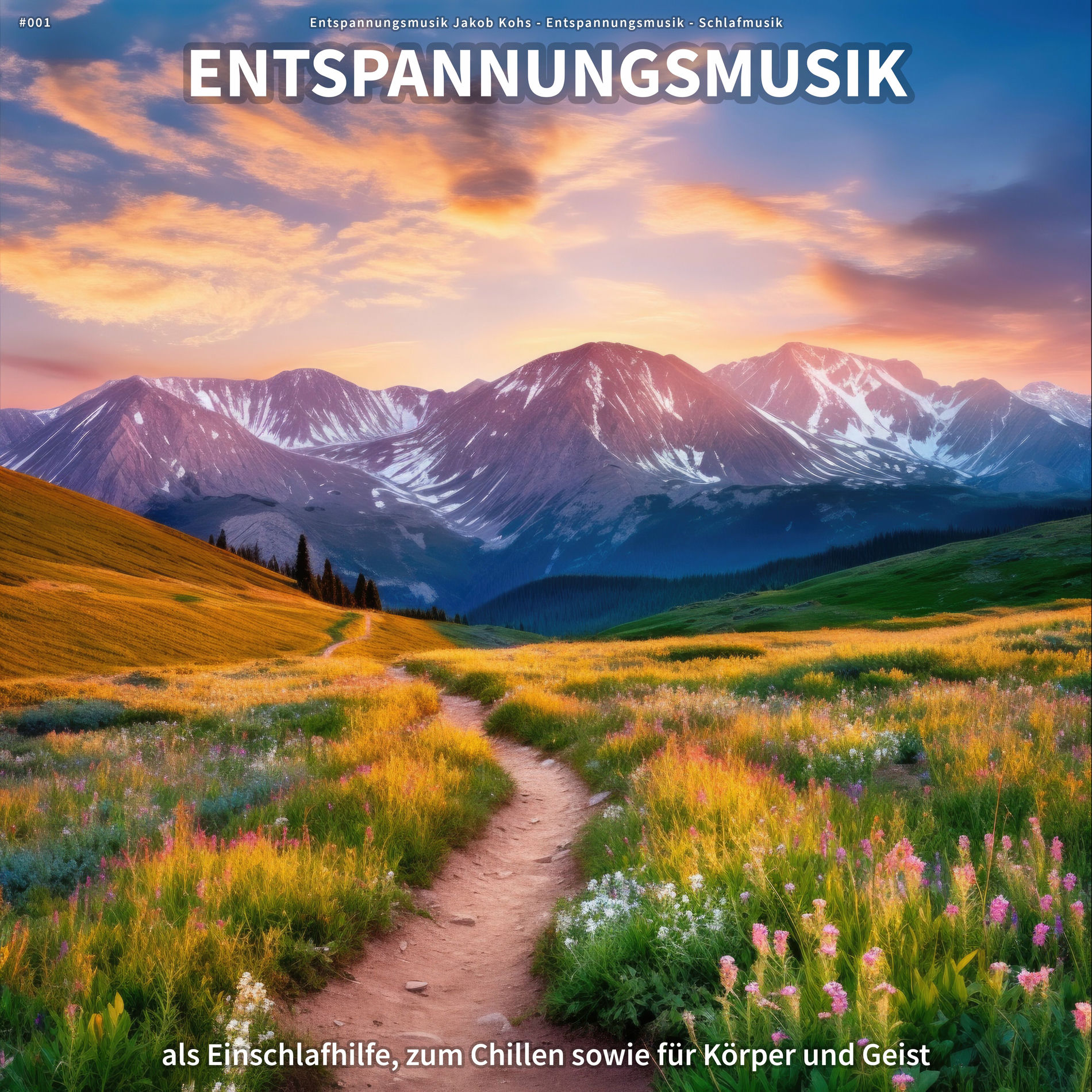 Album cover of #001 Entspannungsmusik als Einschlafhilfe, zum Chillen sowie für Körper und Geist