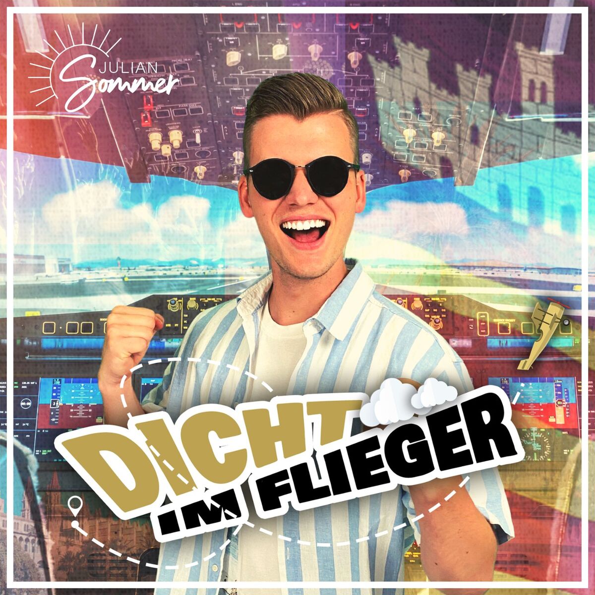 Album cover of Dicht im Flieger