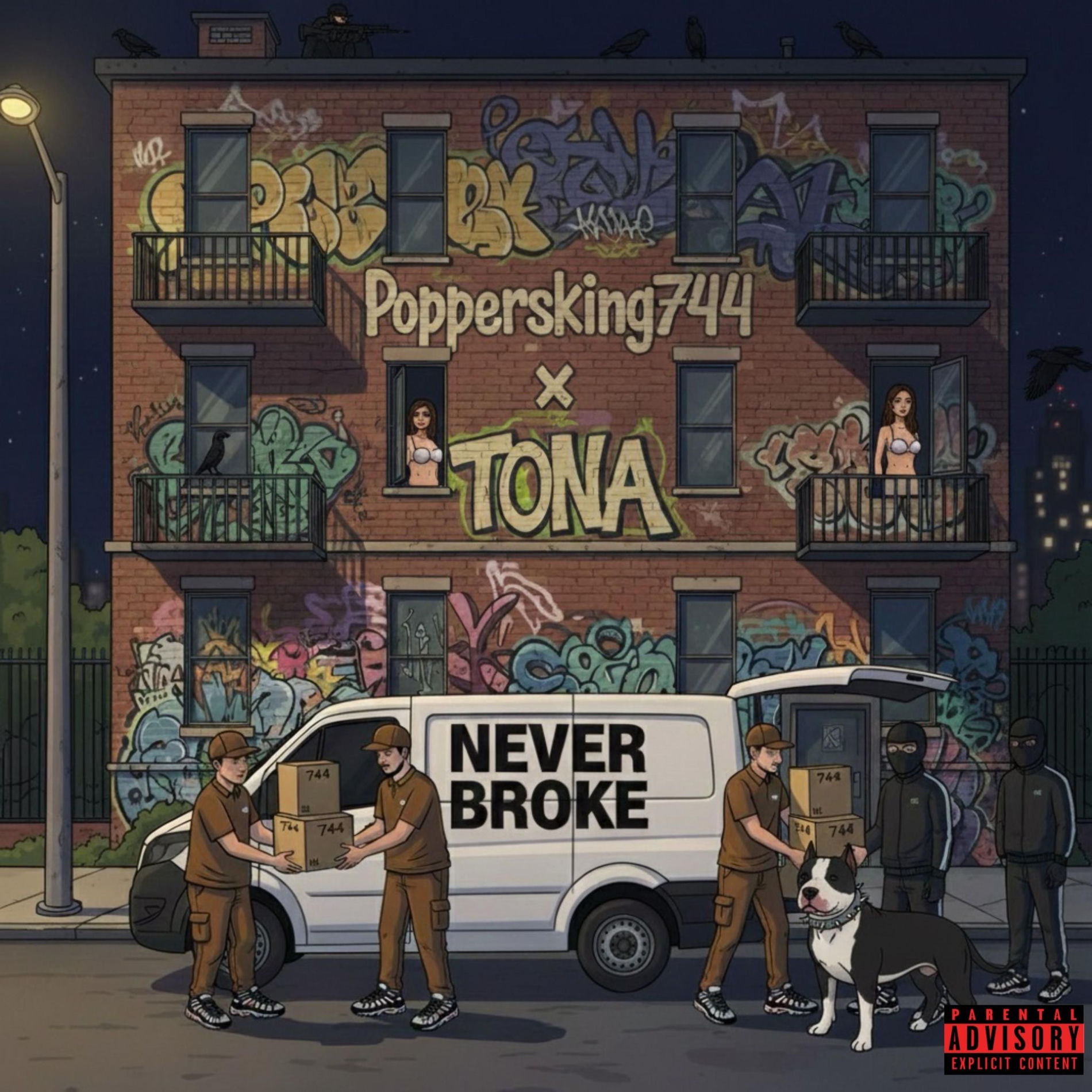 Album cover of Never Broke (feat. T.O.N.A)