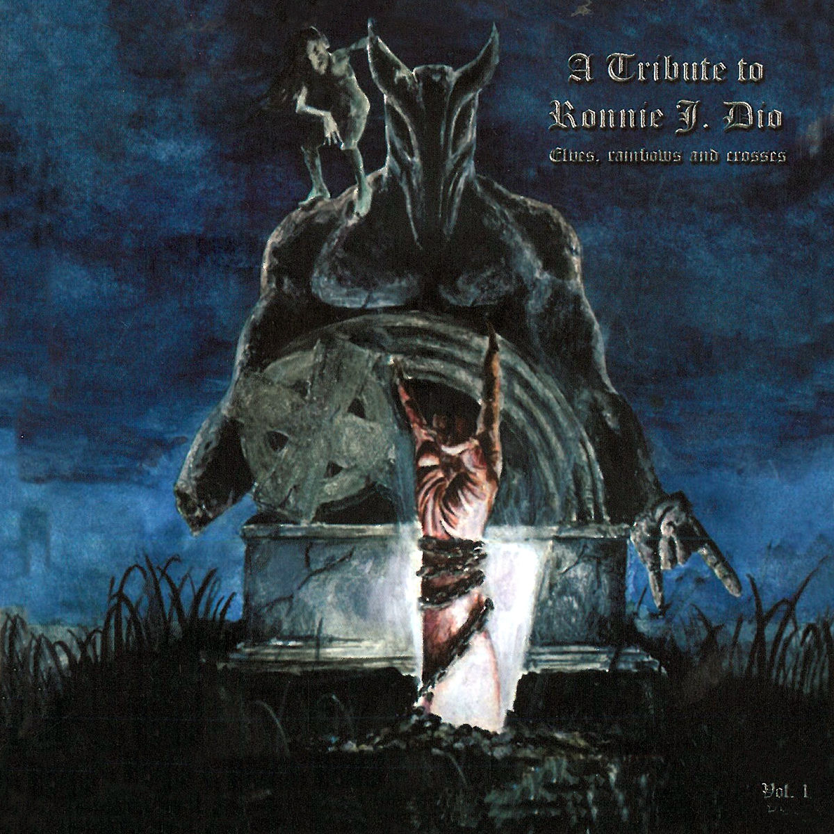 Album cover of Elves, Rainbows and Crosses: A Tribute to Ronnie J.Dio, Vol. 1