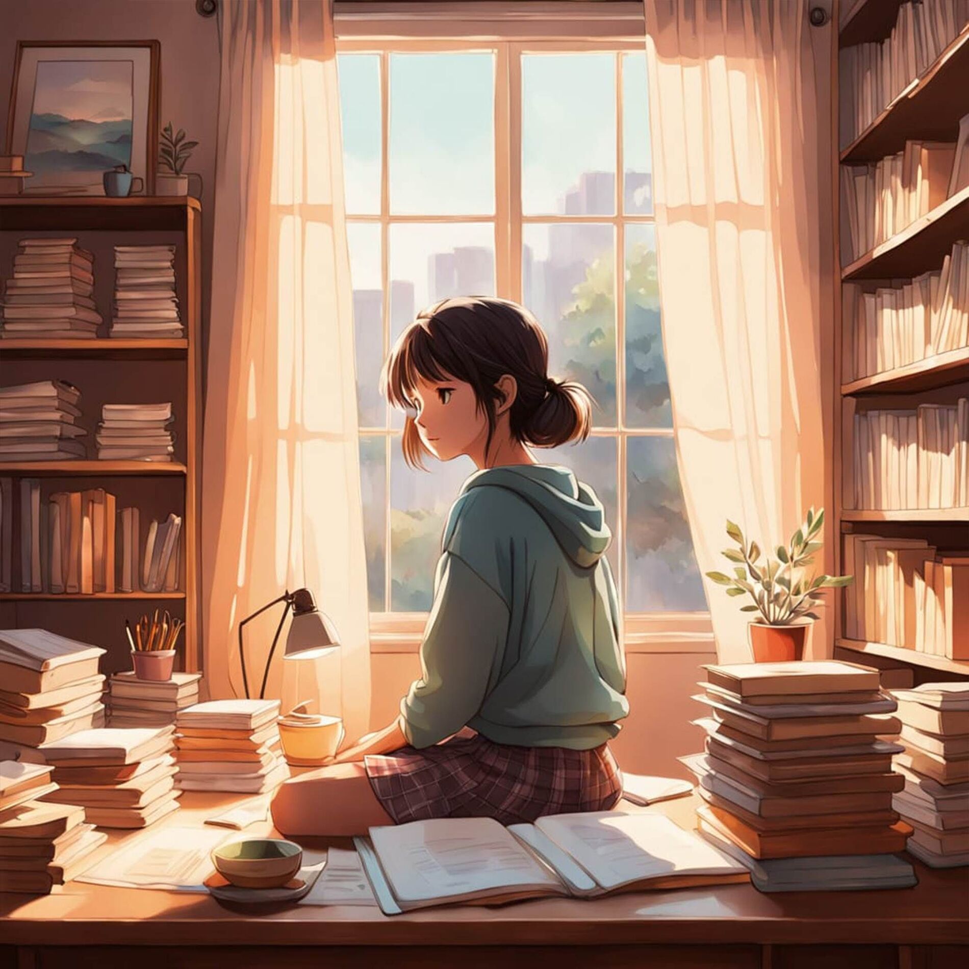 Album cover of Cozy Vibes: Lofi Beats for Study Time