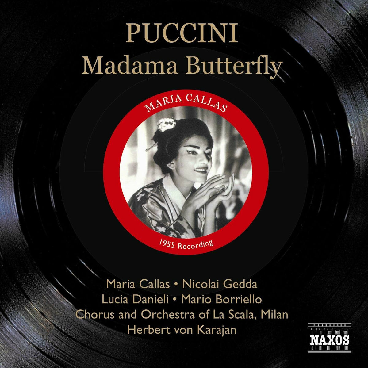 Album cover of Puccini: Madama Butterfly (Callas, Gedda, Karajan) (1955)