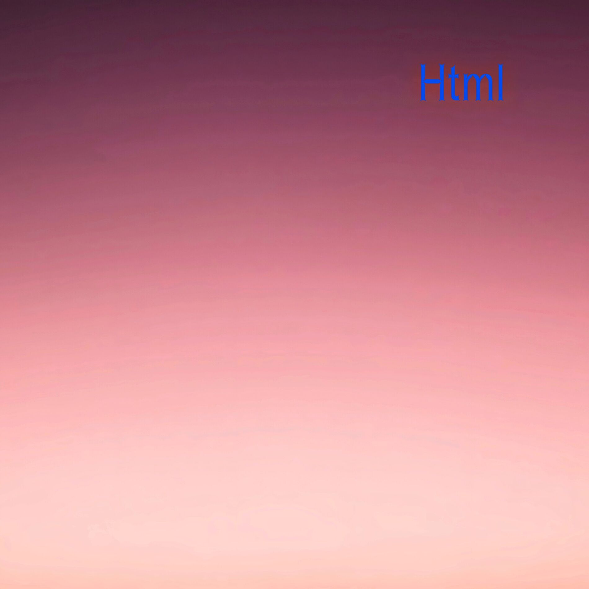 Album cover of Html