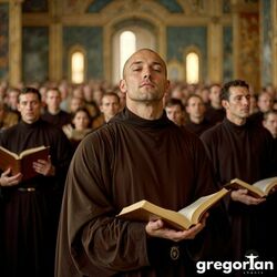 Cover of Gregorian Monks Chanting 432Hz: Healing Meditation with Benedictine Chants