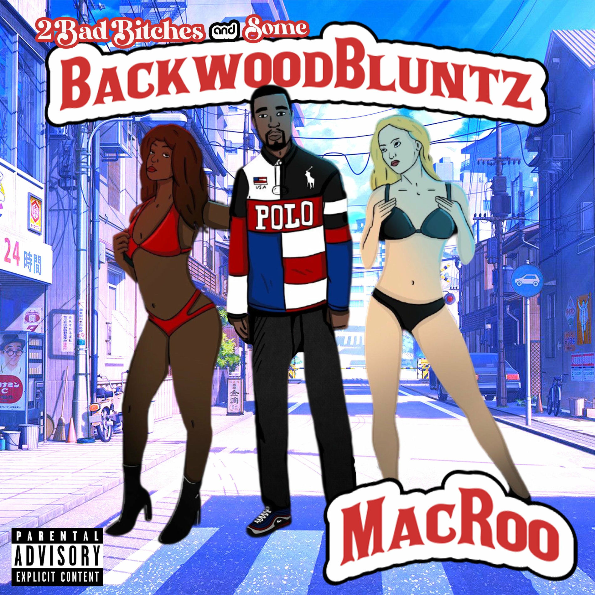 Album cover of 2 Bad Bitches (Backwood Bluntz)