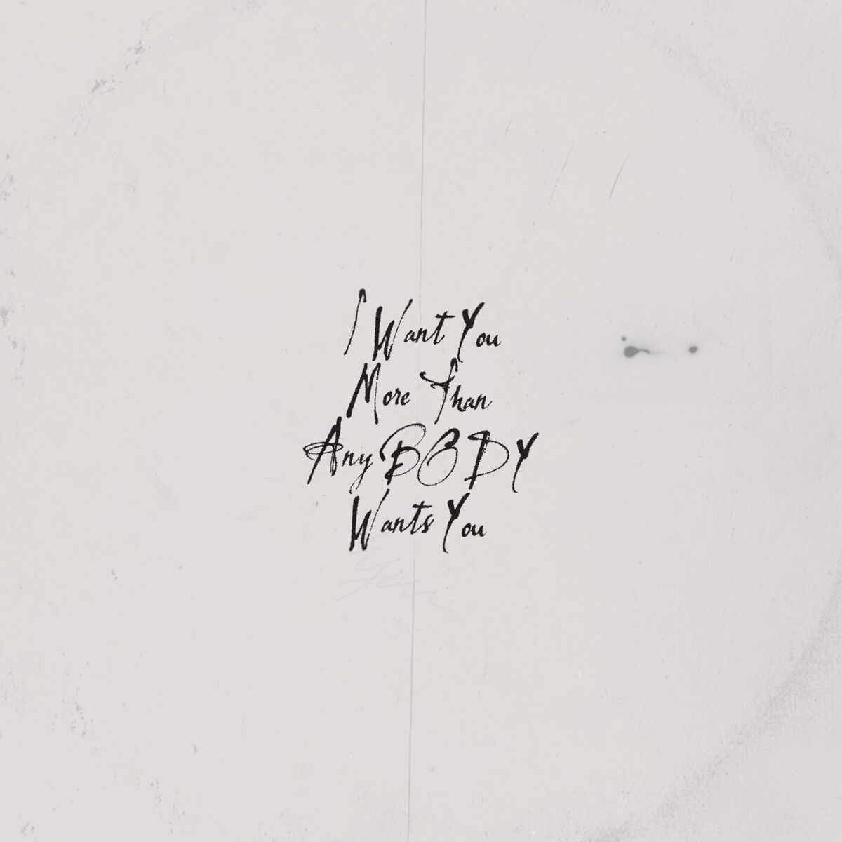 Album cover of I WANT YOU MORE THAN ANYBODY WANTS YOU