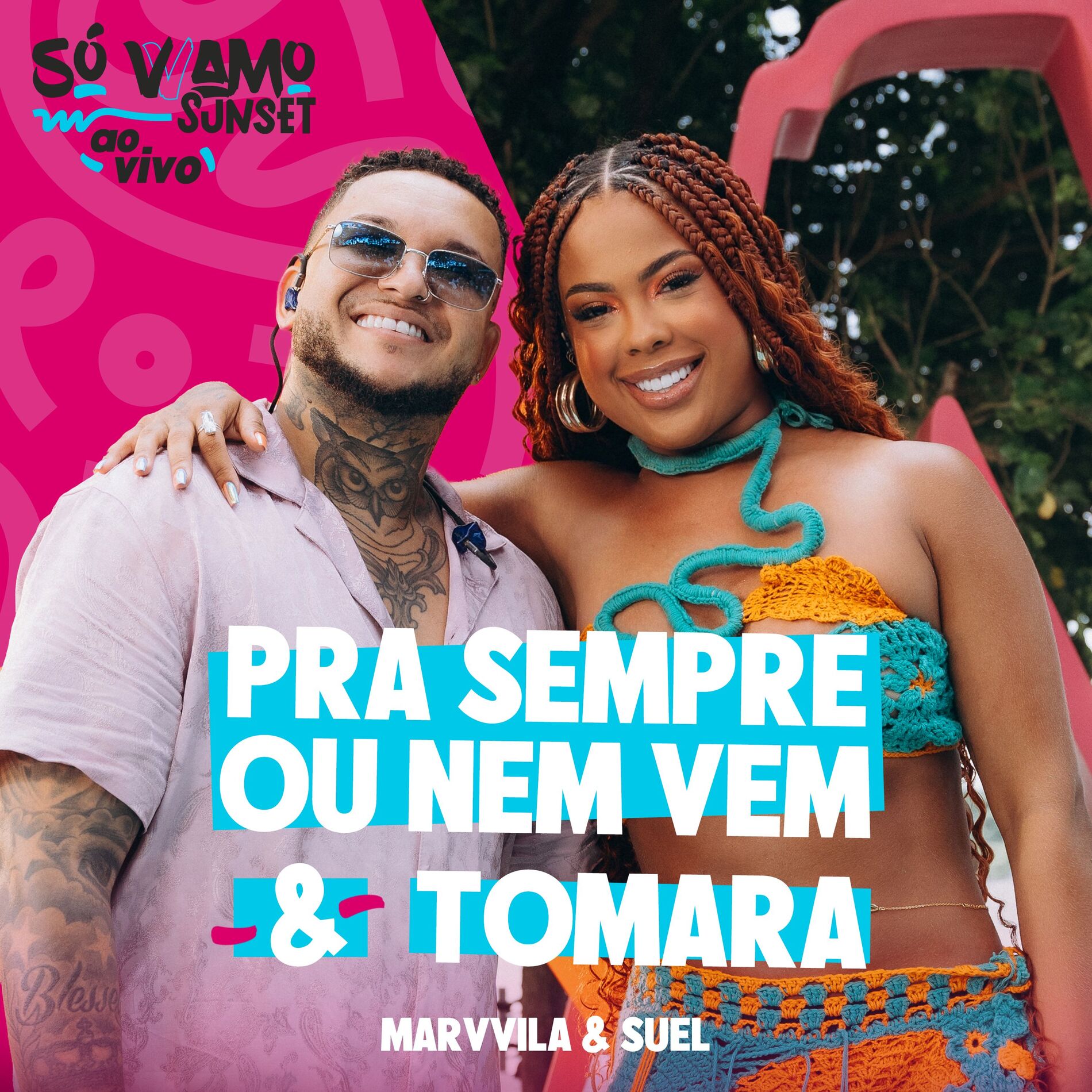 Album cover of Pra Sempre Ou Nem Vem / Tomara (Ao Vivo)