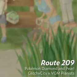 Cover of Route 209 (From "Pokémon Diamond & Pearl") (Piano)