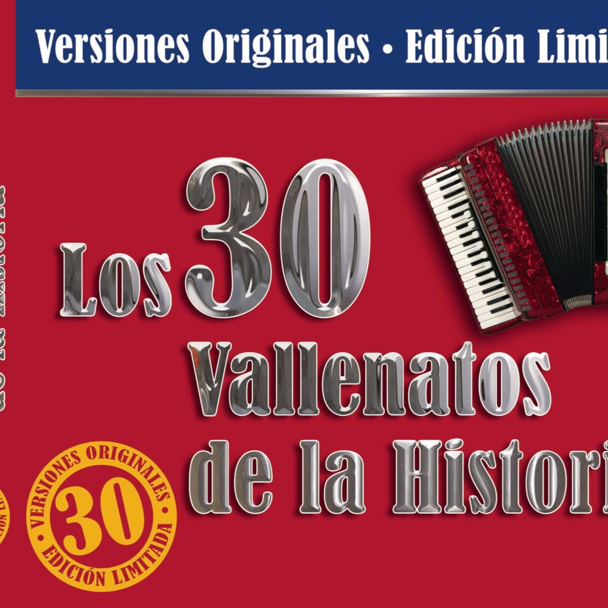 Album cover of Los 30 Vallenatos De La Historia