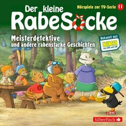 Cover of Meisterdetektive, Der Pechvogel, Frau Dachs hat Geburtstag (Der kleine Rabe Socke - Hörspiele zur TV Serie 11)