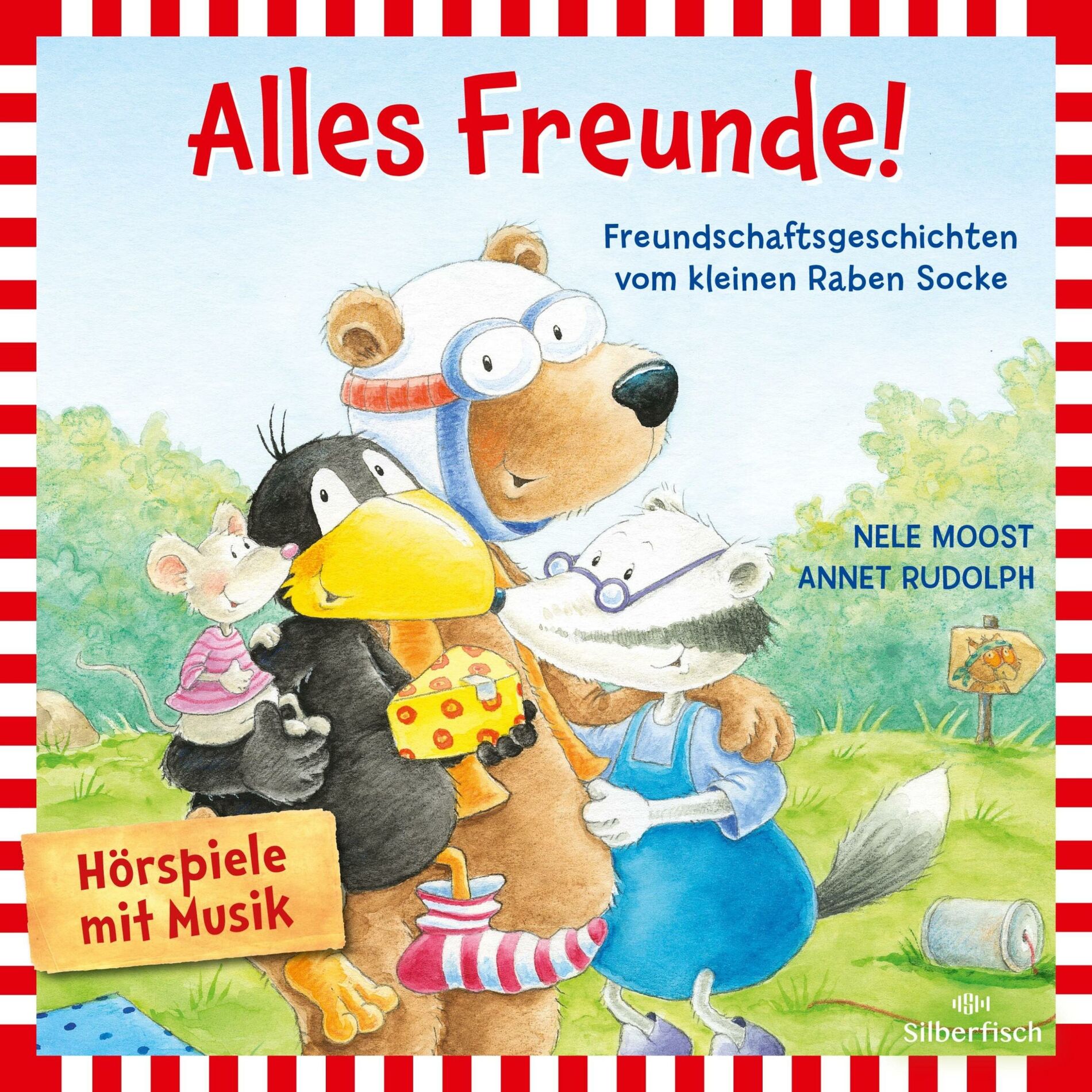 Album cover of Alles Freunde! (Der kleine Rabe Socke) (Freundschaftsgeschichten vom kleinen Raben Socke)