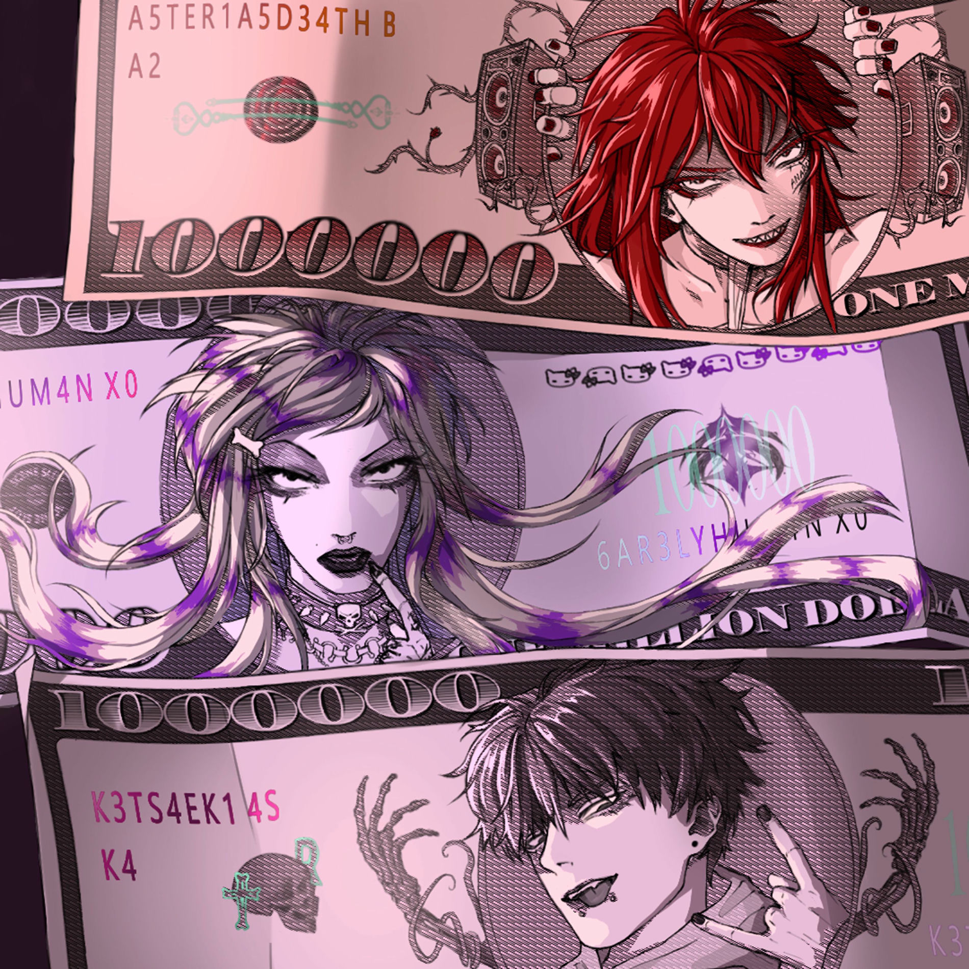 Album cover of Millionaire (w/ asteria & kets4eki)
