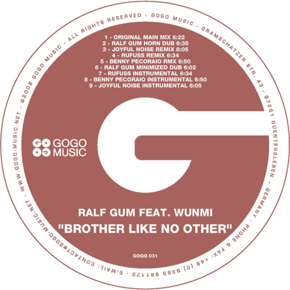 Album cover of Brother Like No Other