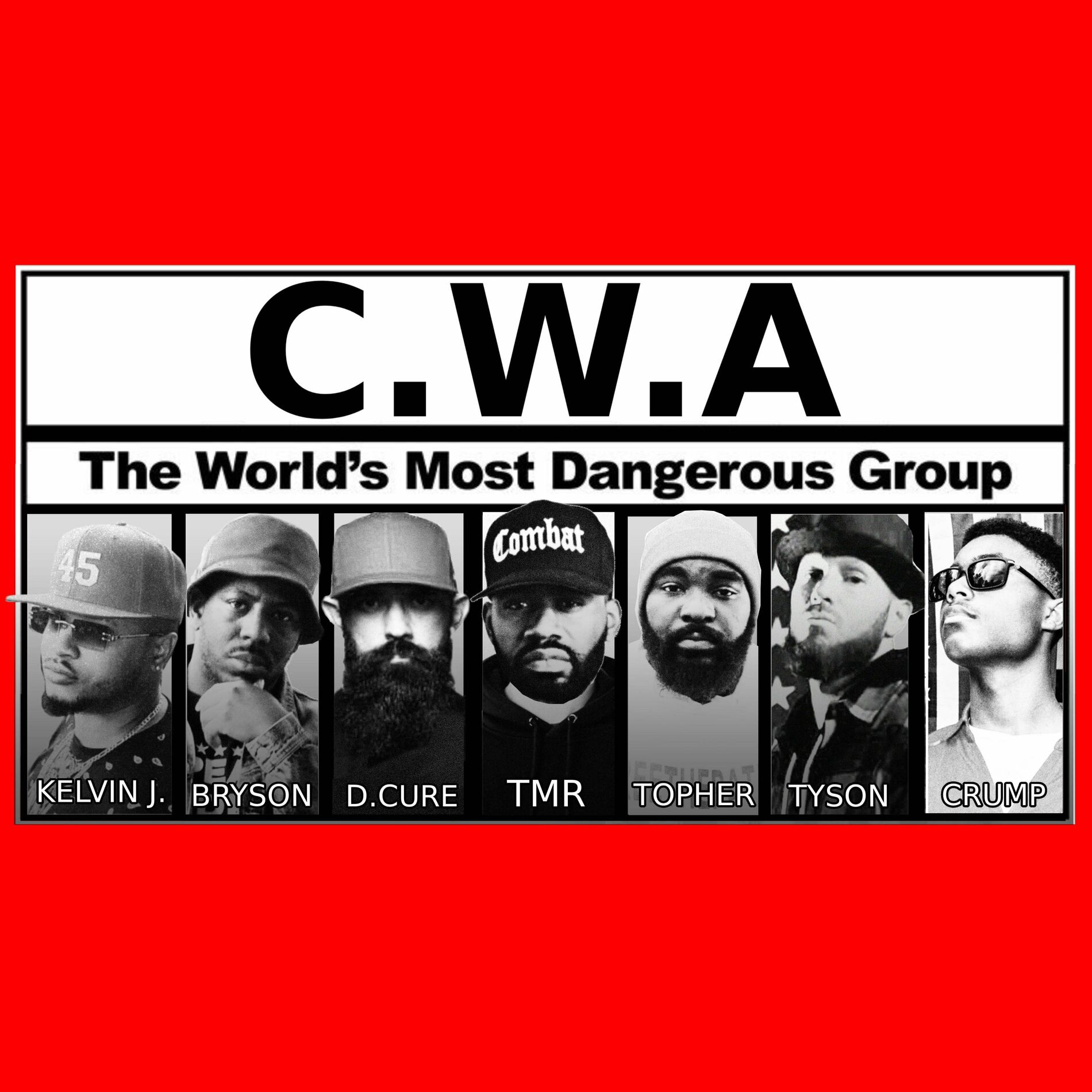 Album cover of C.W.A. (feat. Kelvin J., Chandler Crump, D.Cure, Topher, Tyson James, Bryson Gray & Black Pegasus)