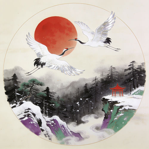 鶴入畫