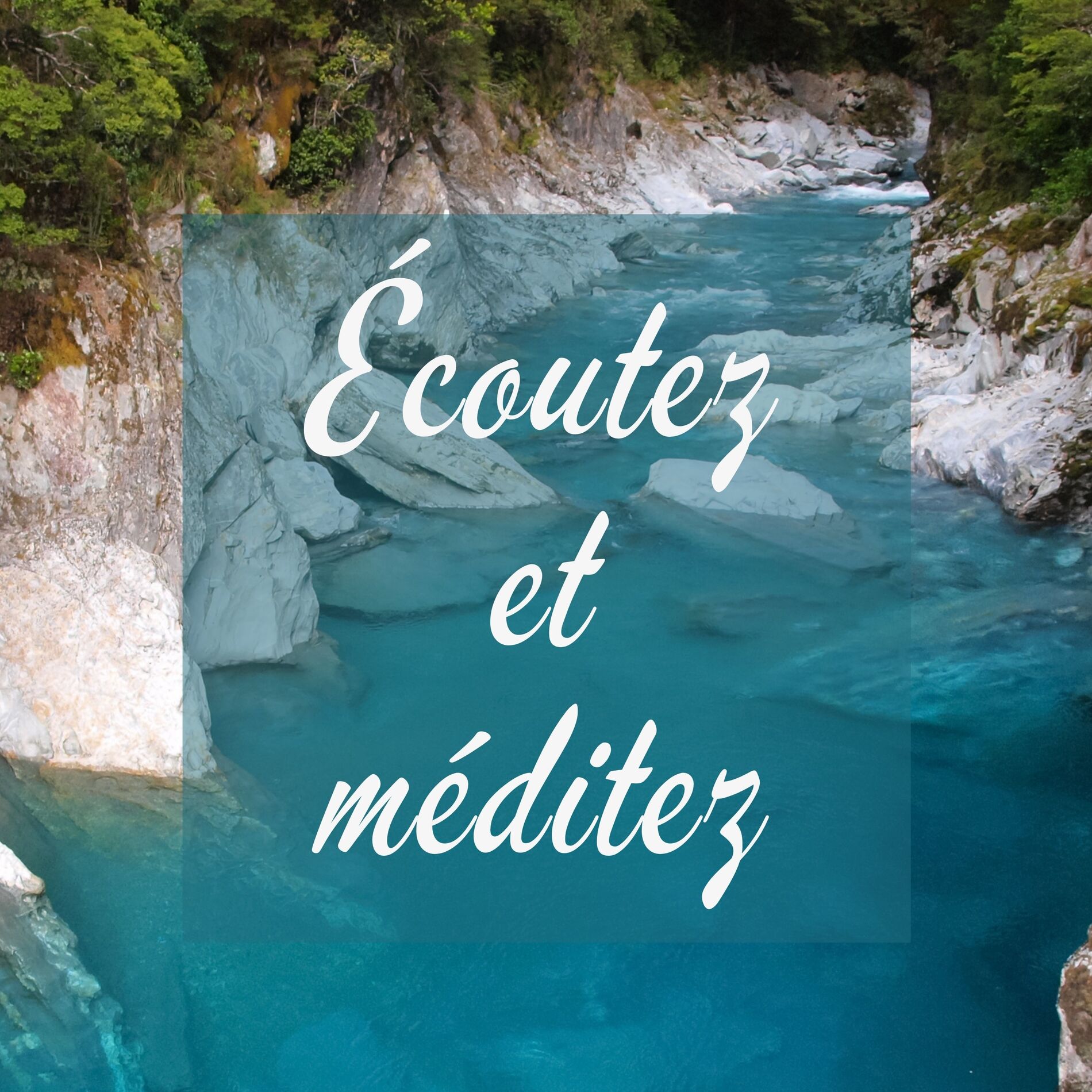 Album cover of Écoutez et méditez: Les sons de la nature, Exercices de pleine conscience, Musique de méditation, Thérapie sonore