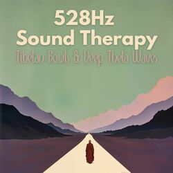 Cover of 582Hz Sound Therapy - Tibetan Bowls For Deep Theta Waves