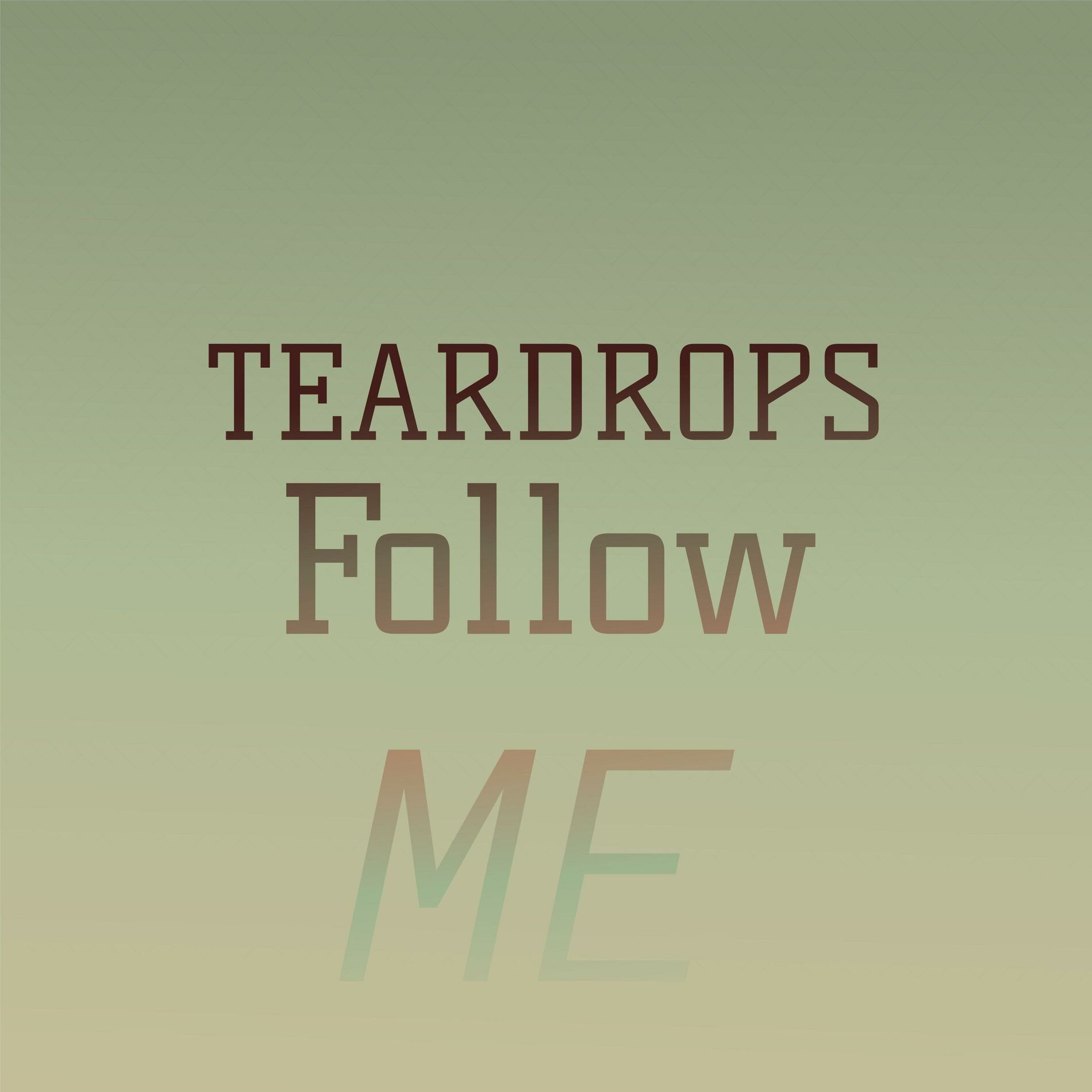 Album cover of Teardrops Follow Me