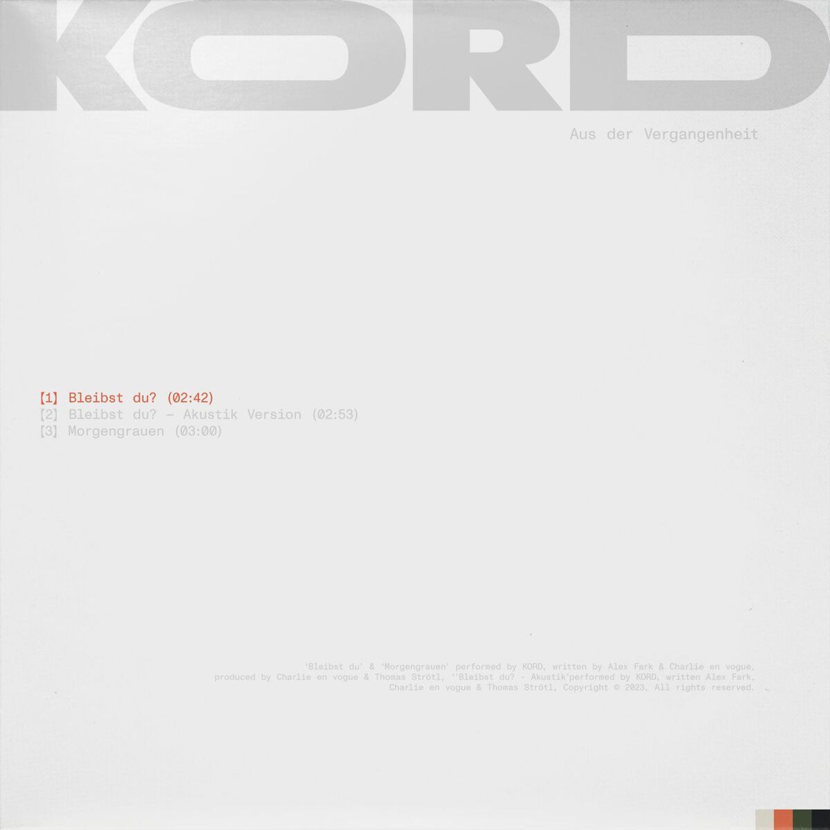 Album cover of Bleibst du?