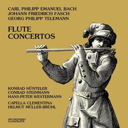Cover of Telemann, Fasch & C.P.E. Bach: Flute Concertos
