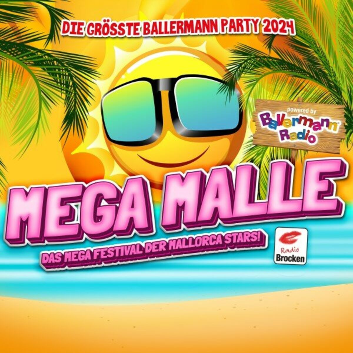 Album cover of MEGA MALLE - Die größte Ballermann Party 2024