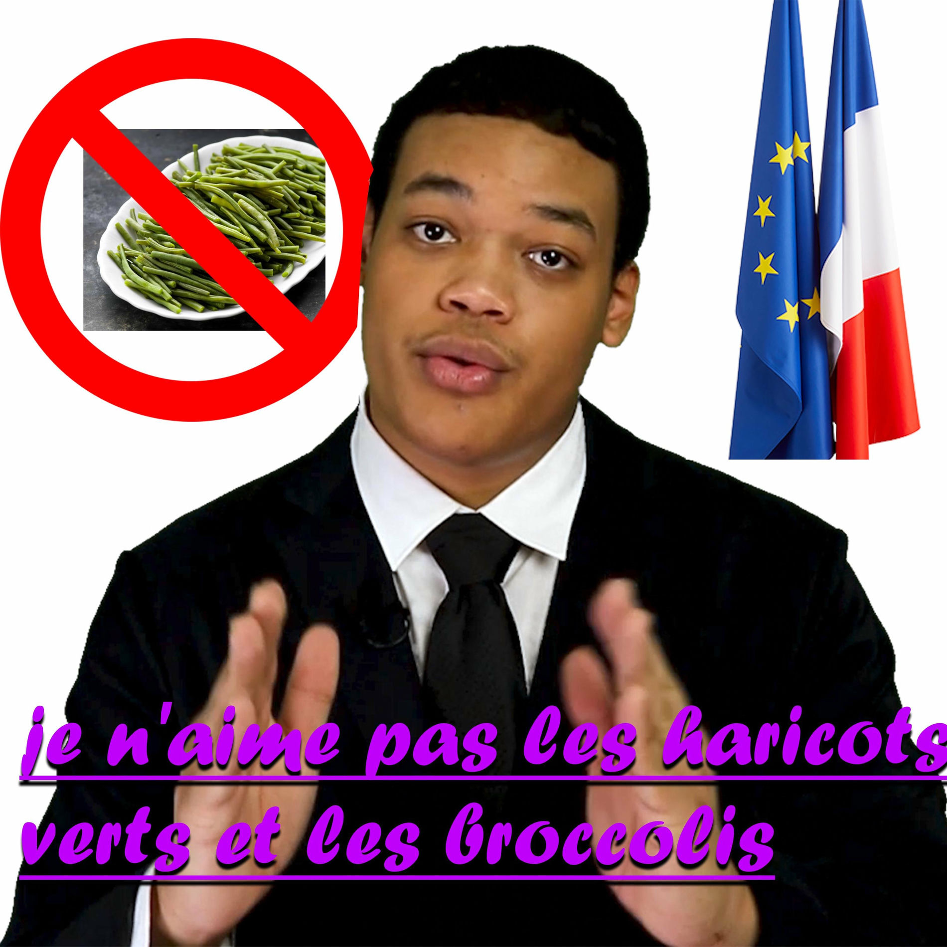 Album cover of Je n'aime pas les haricots verts et les broccolis