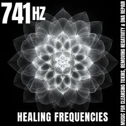 Cover of 741 Hz Healing Frequencies: Music for Cleansing Toxins, Removing Negativity & DNA Repair