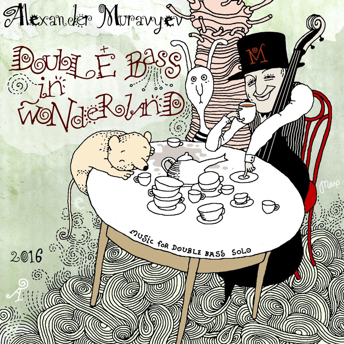 Album picture of Double Bass in Wonderland (Music for Double Bass Solo)