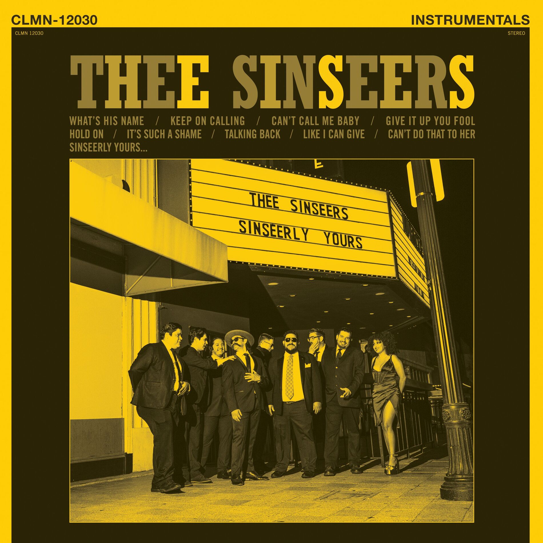 Album cover of Sinseerly Yours (Instrumentals)
