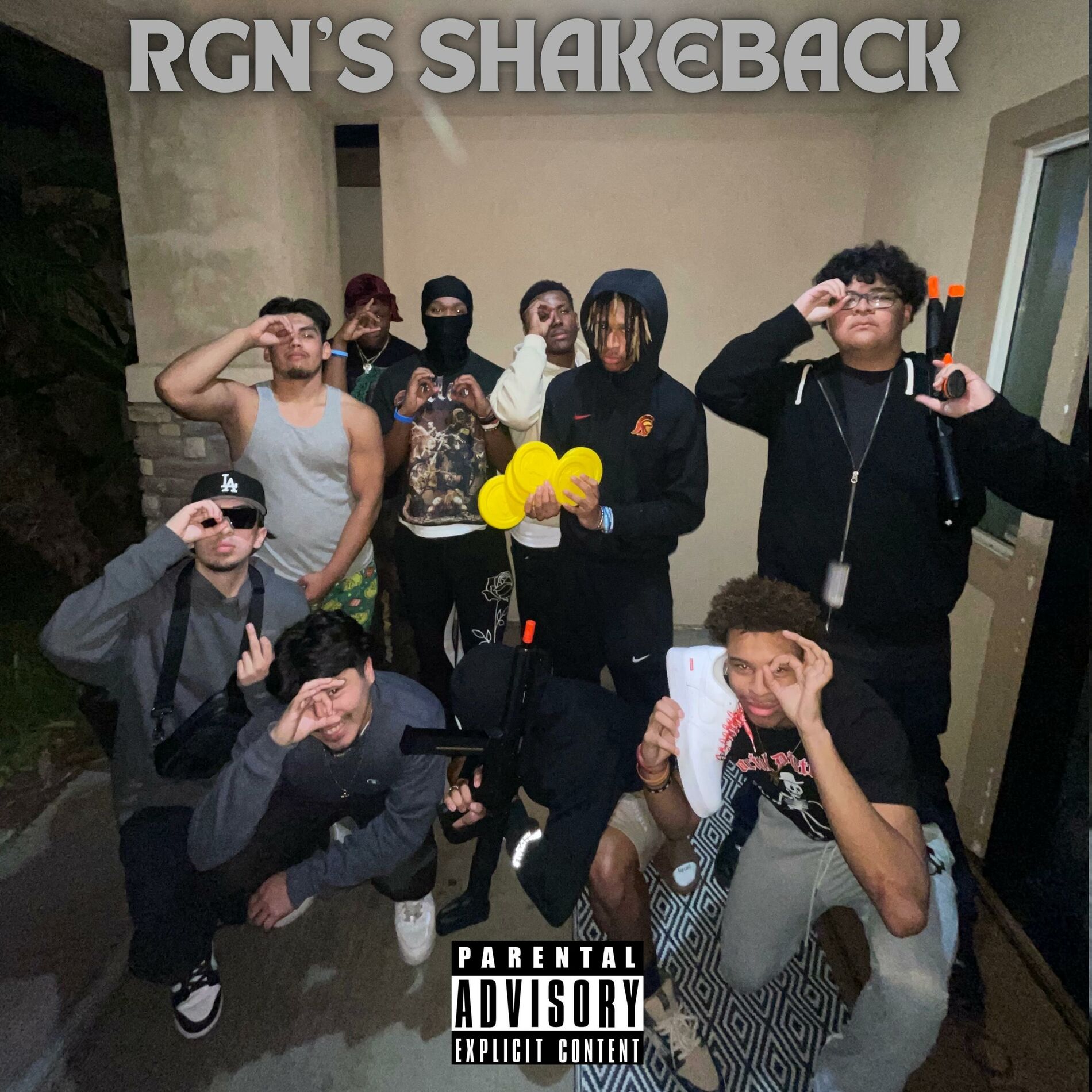 Album cover of RGN'S SHAKEBACK (feat. J4damakk, Dbizzle, Uhhkaaii, Tone Bone, RashadTheActivist, Dev!, HBK Rex & Chip)