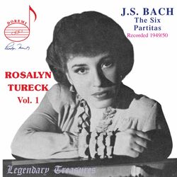 Cover of Rosalyn Tureck, Vol. 1: Bach Partitas
