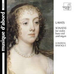 Cover of Lawes: Sonatas for Violin, Bass Viol & Organ