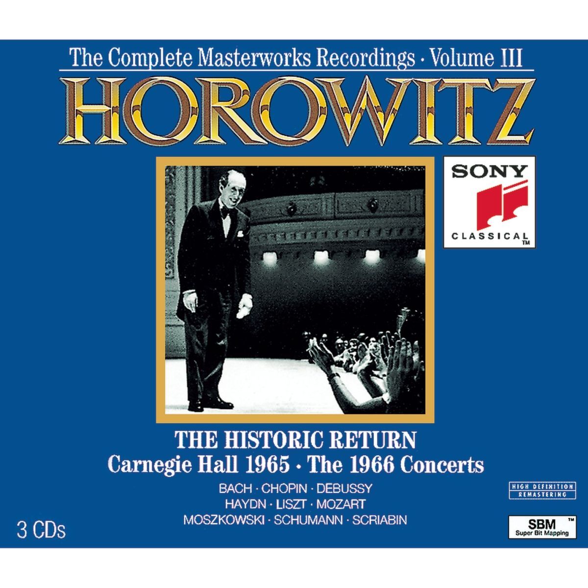 Album cover of Horowitz: The Historic Return; Carnegie Hall 1965; The 1966 Concerts