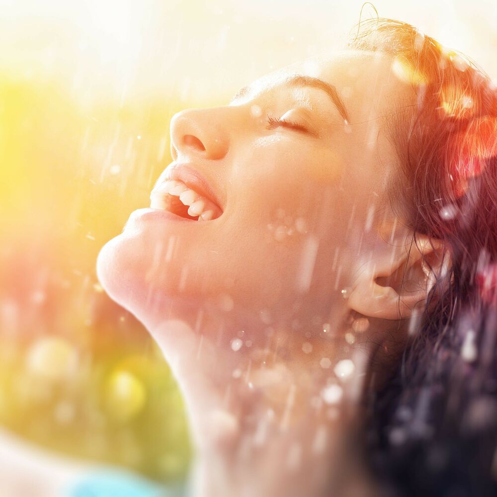 Picture of Raindrop Radiance: Relaxation with Rain Meditation Music