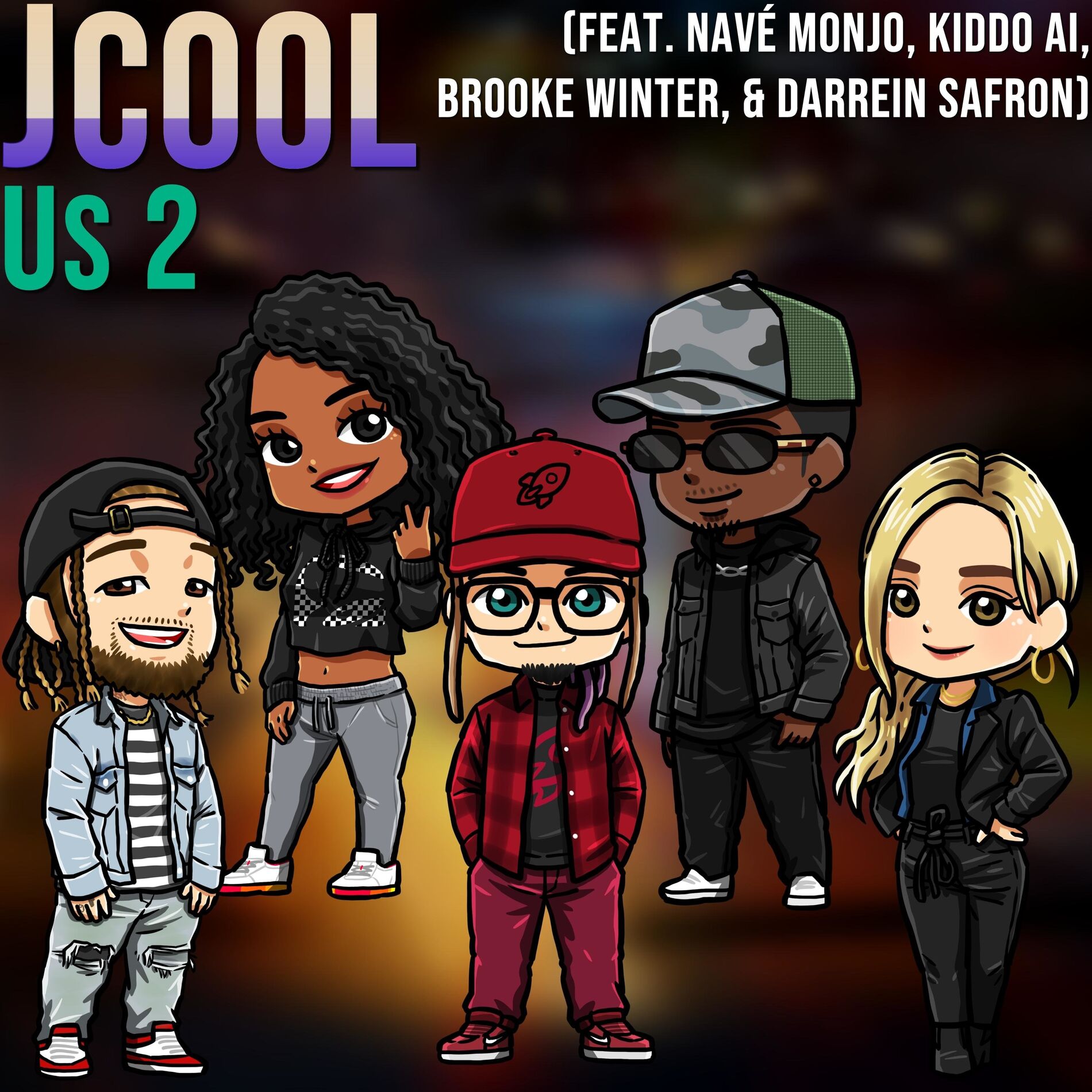 Album cover of Us 2 (feat. Navé Monjo, Kiddo AI, Brooke Winter & Darrein Safron)