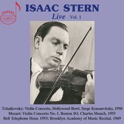 Cover of Isaac Stern, Vol. 1 (Live)