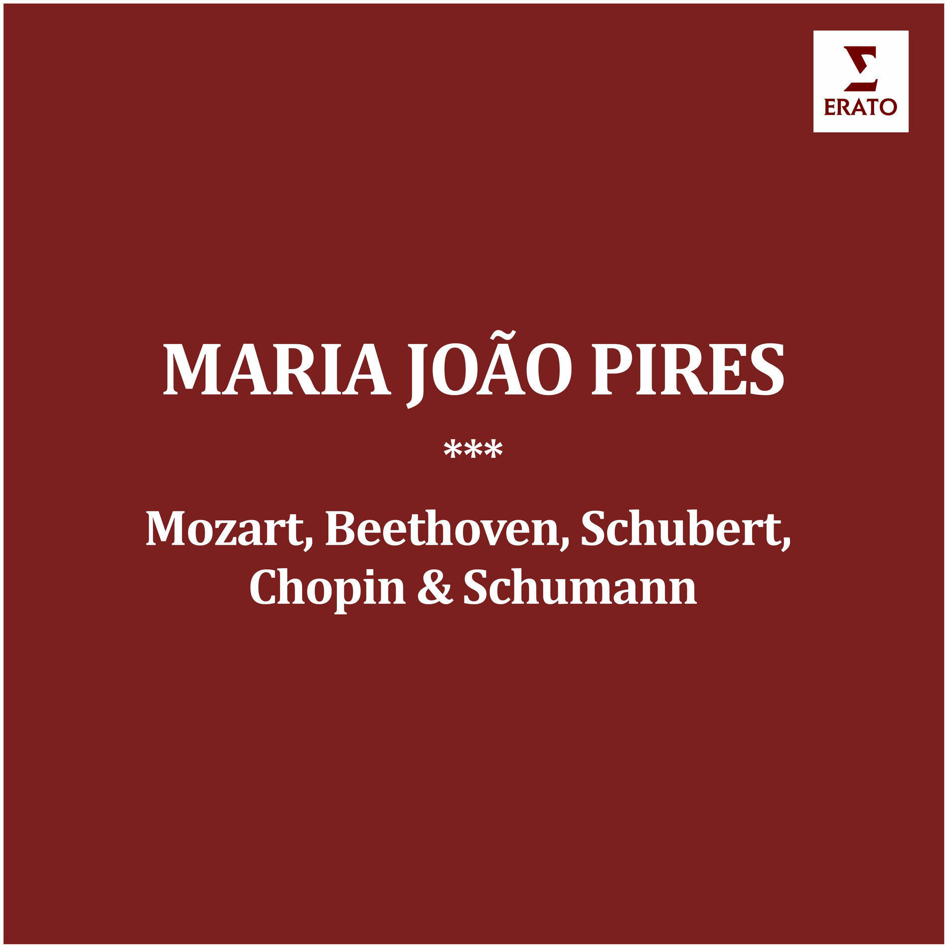 Album cover of Maria João Pires Plays Mozart, Beethoven, Schubert, Chopin & Schumann