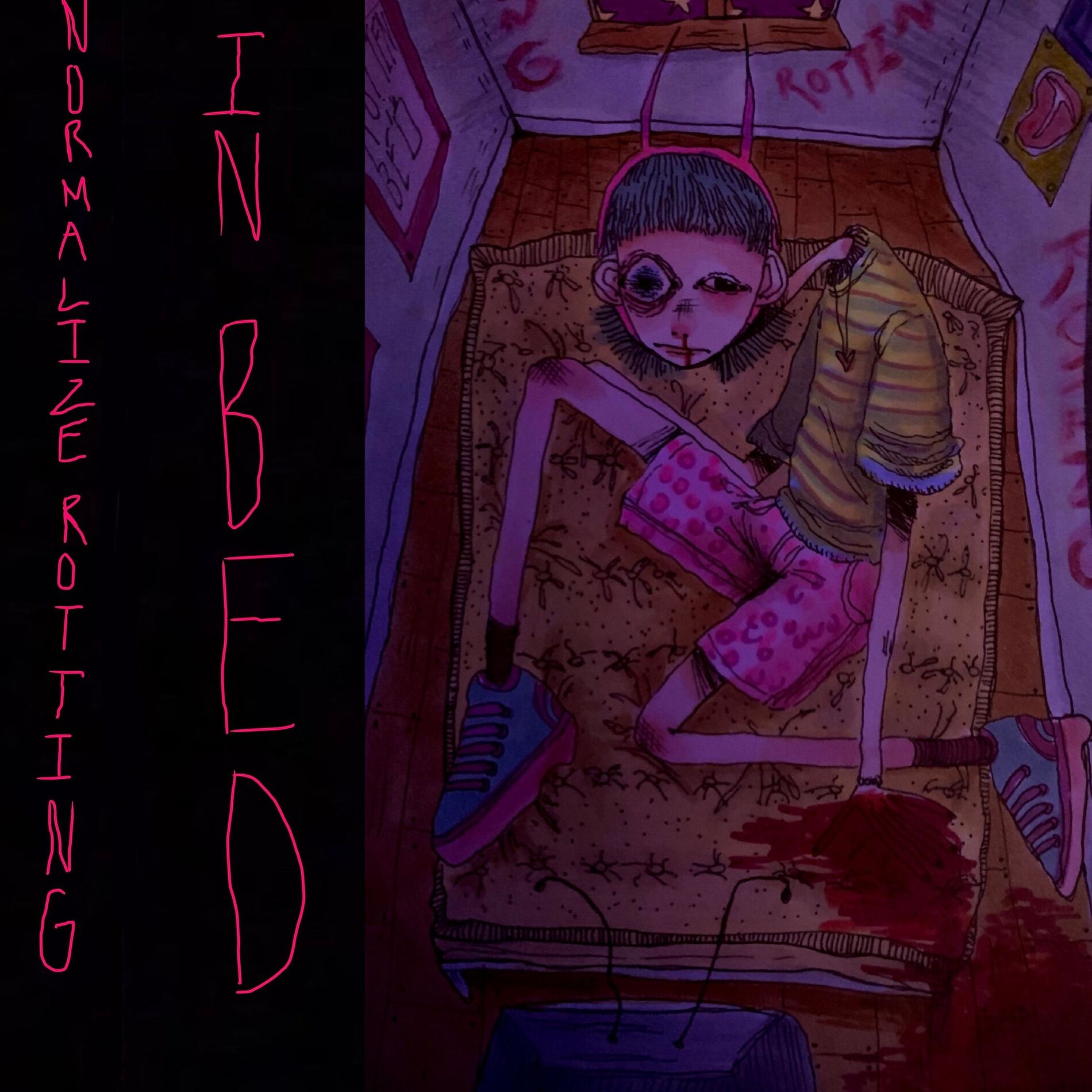 Album cover of Normalize Rotting in Bed