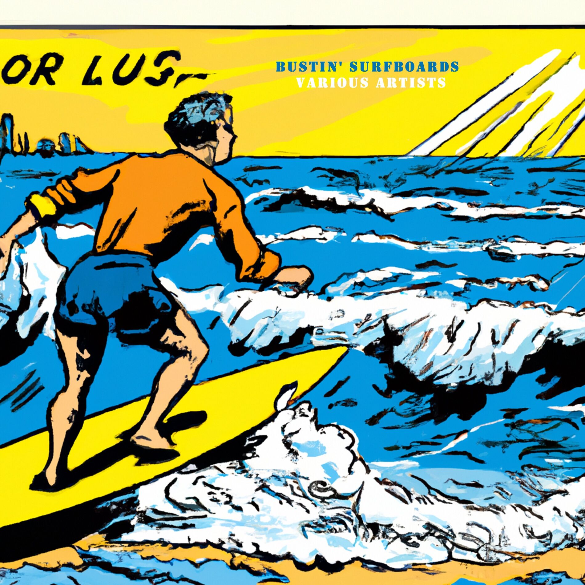 Album cover of Bustin' Surfboards