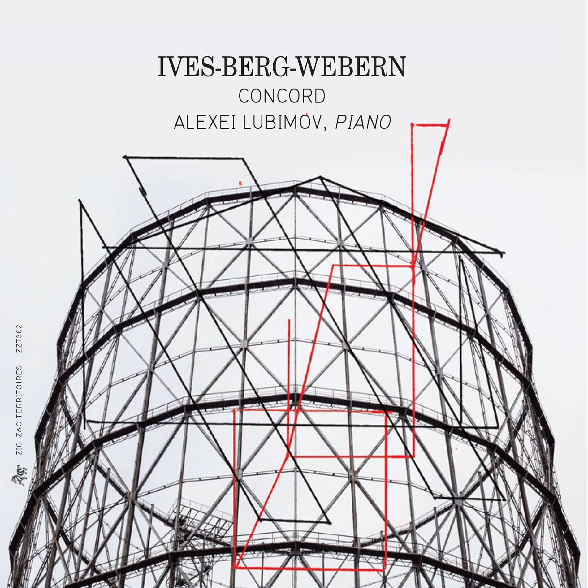 Album cover of Ives, Berg & Webern: Concord