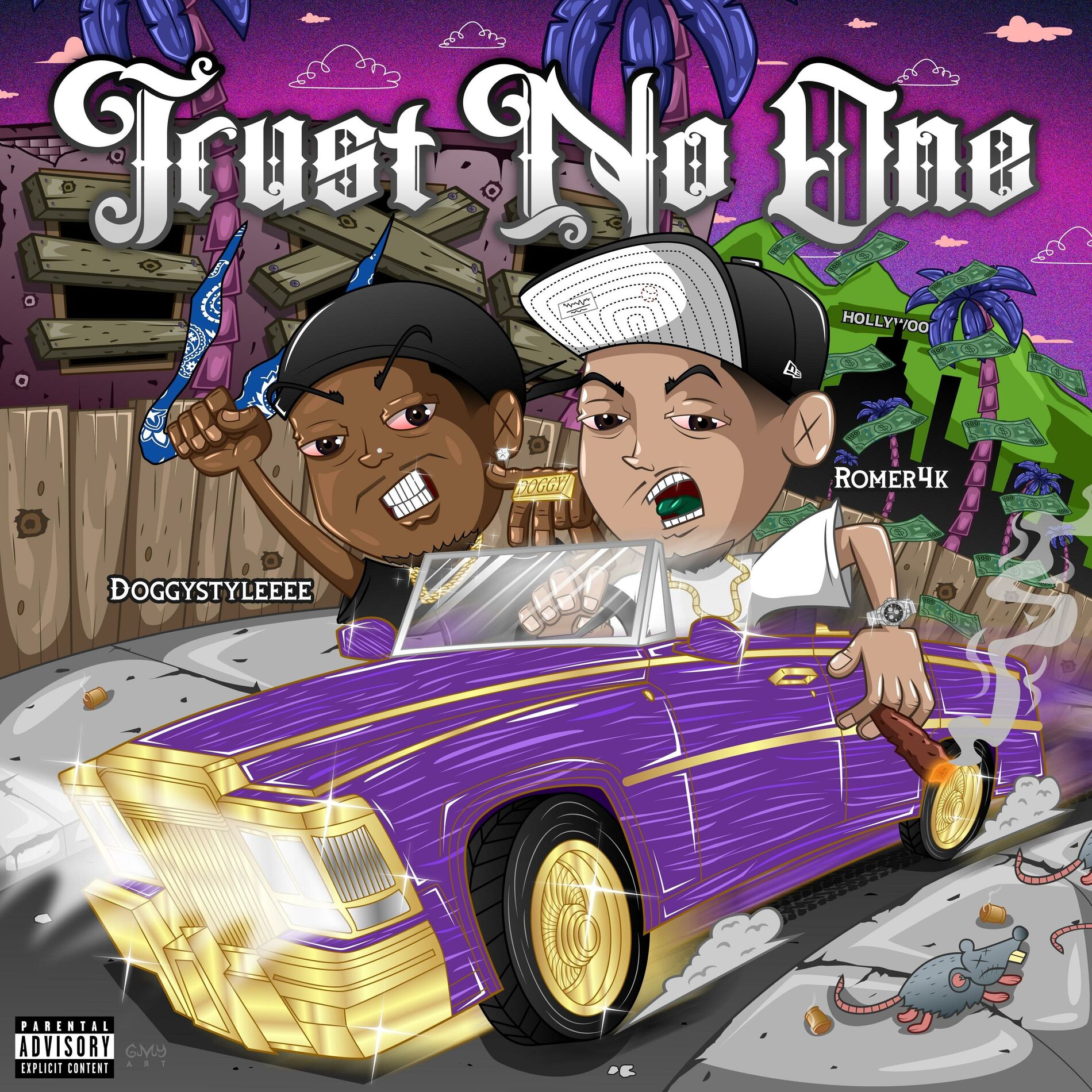 Album cover of Trust No One (feat. Doggystyleeee)