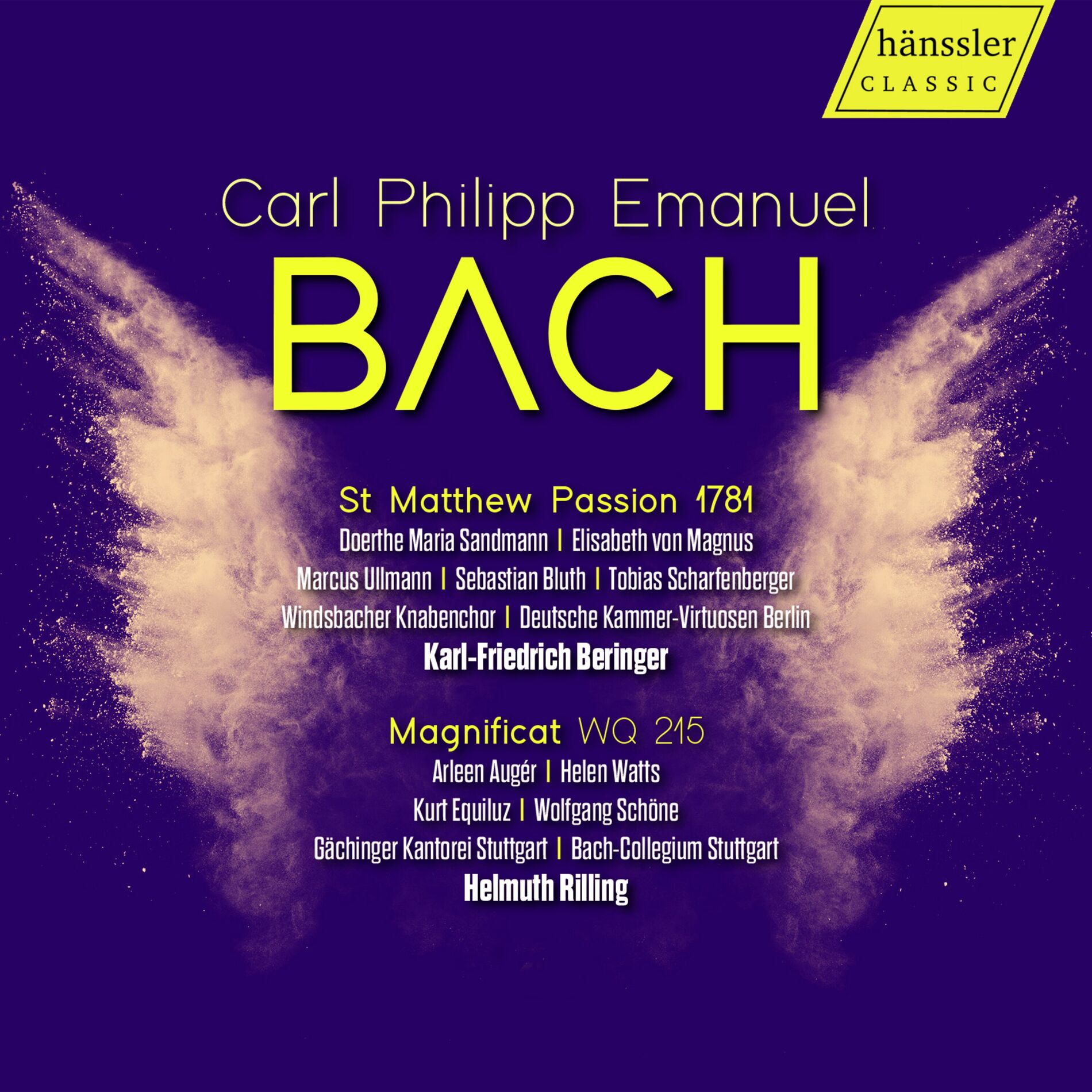 Album cover of St Matthew Passion 1781 & Magnificat WQ 215
