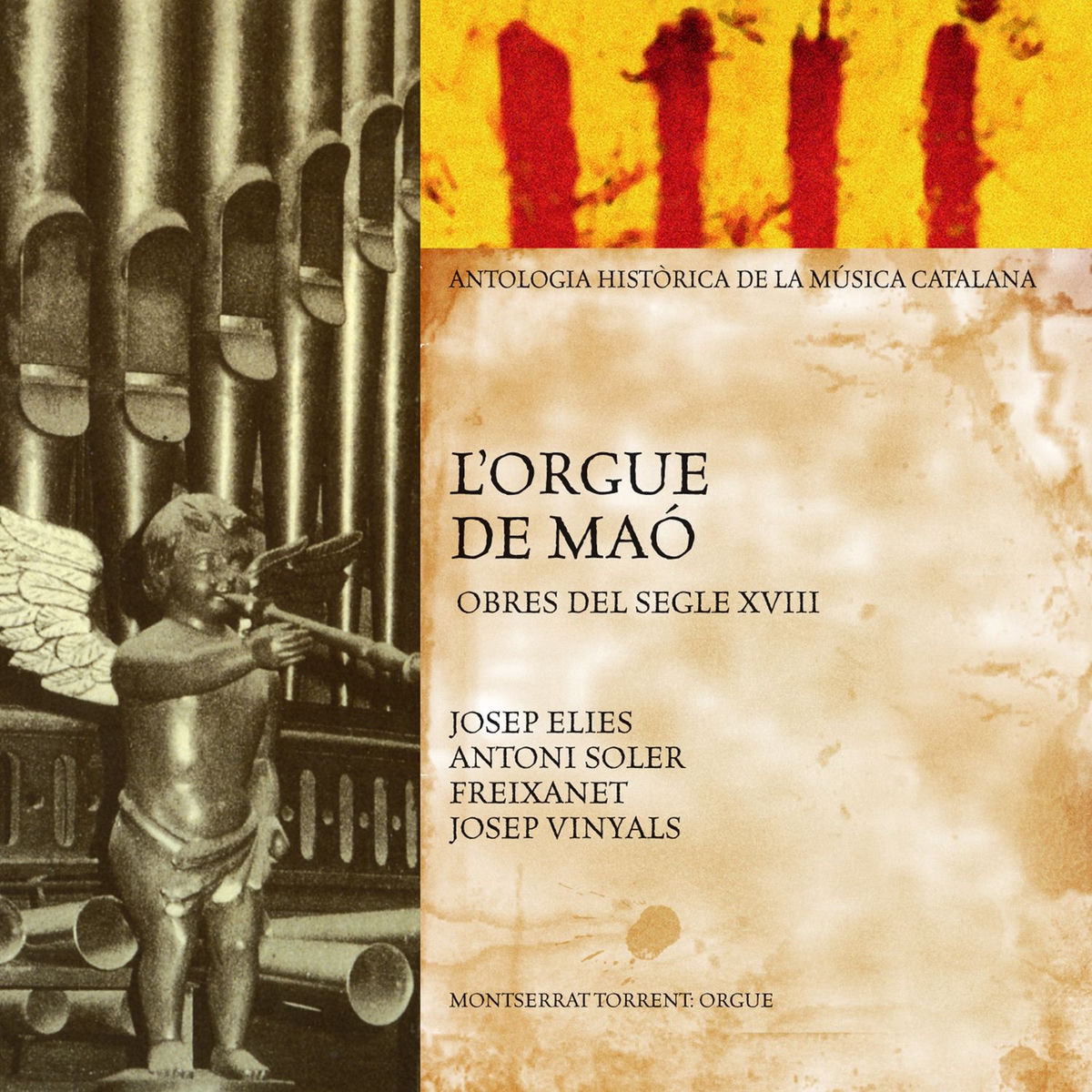 Album cover of L'orgue de Maó (Obres del Segle XVIII) (Antologia Històrica de la Música Catalana)