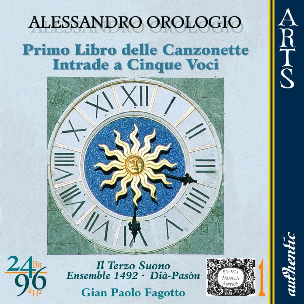 Picture of Orologio: Primo Libro delle Canzonette & Intrade a Cinque Voci
