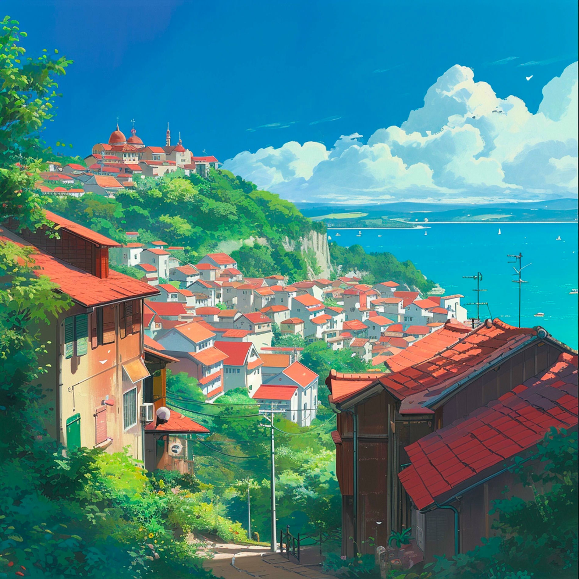 Album cover of A Town with an Ocean View