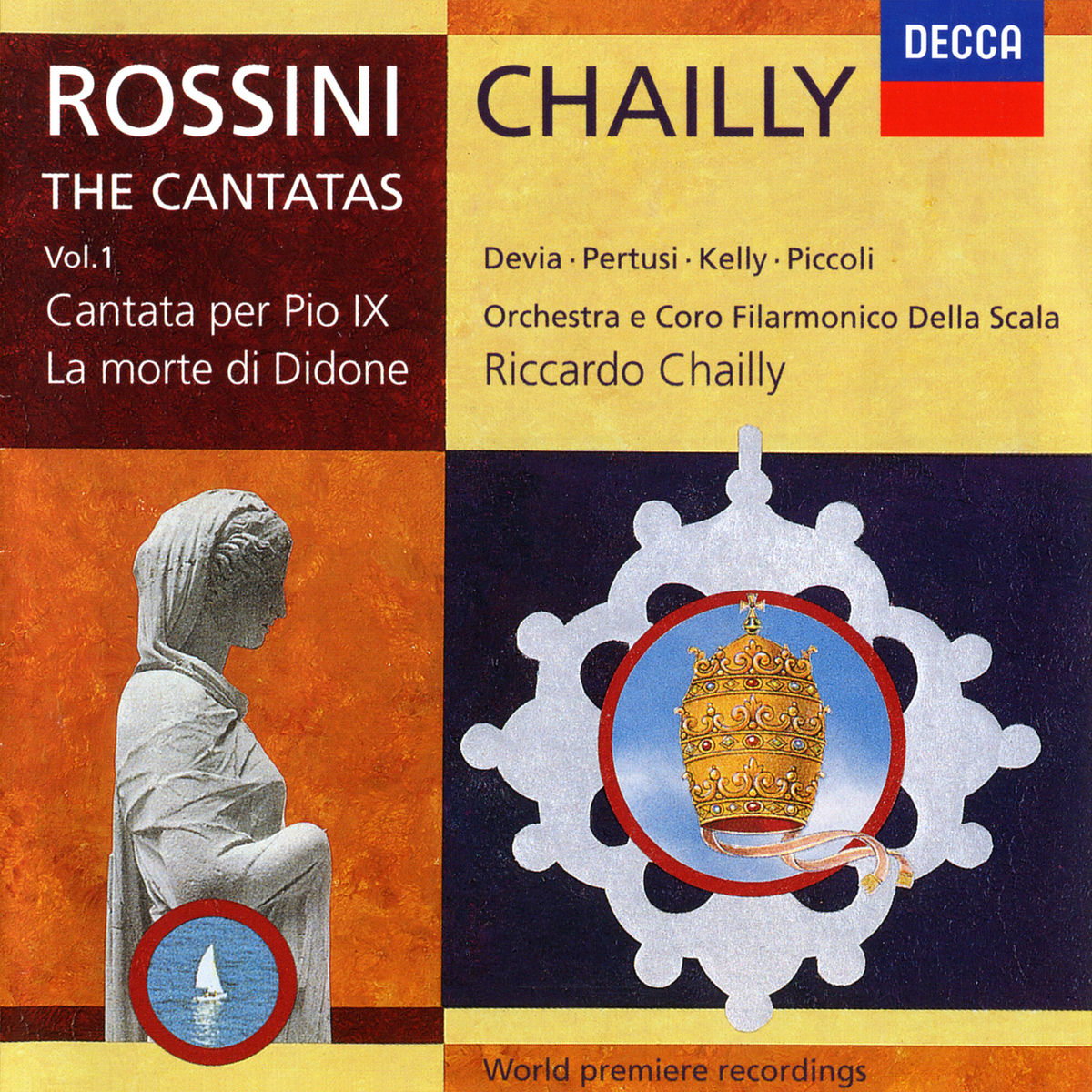 Album cover of Rossini: Cantatas Vol. 1 - La Morte di Didone; Cantata per Pio IX