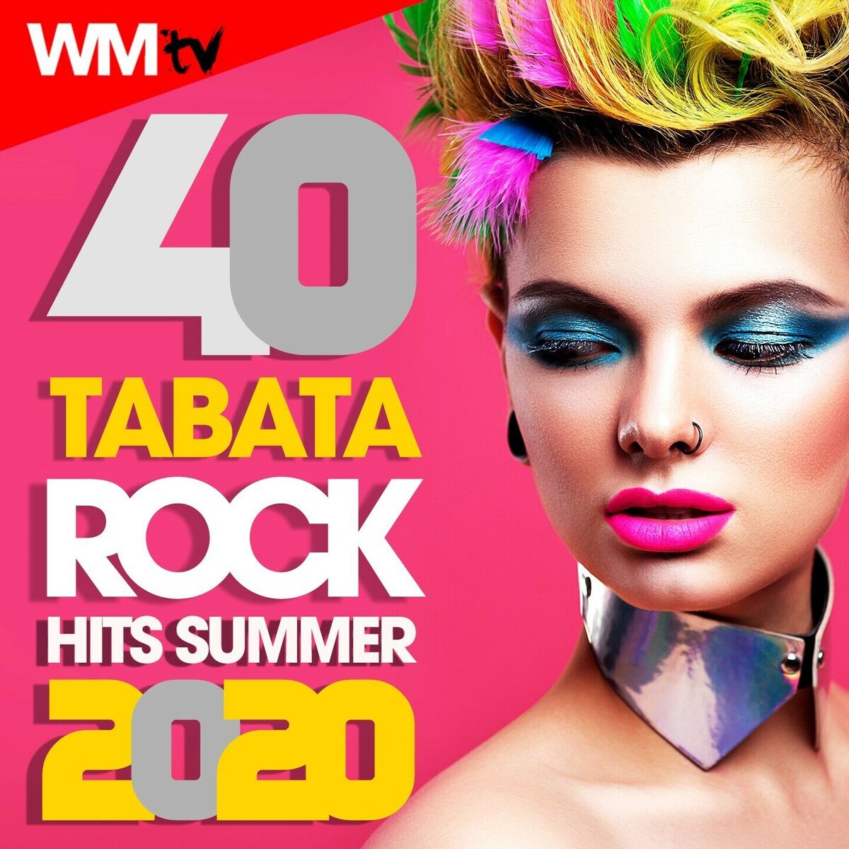 Album cover of 40 Tabata Rock Hits Summer 2020 (20 Sec. Work and 10 Sec. Rest Cycles With Vocal Cues / High Intensity Interval Training Compilation