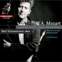 Cover of Mozart: Quartets KV370 & KV421 - Sonata KV377