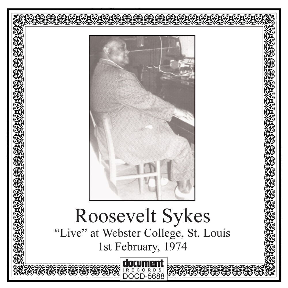 Picture of Roosevelt Sykes "Live" At Webster College 1974